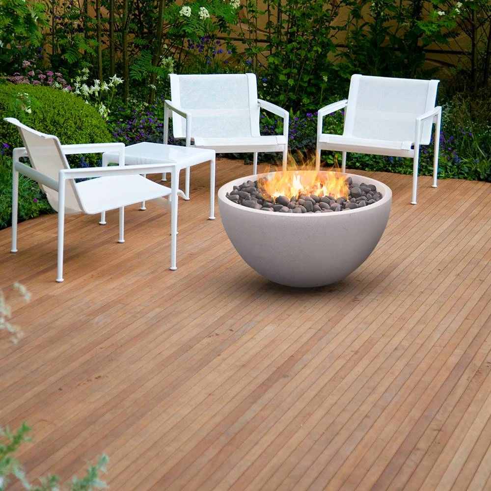 Modern Blaze 42-Inch Round Concrete Fire Bowl 7 Modern Blaze 42-Inch Round Concrete Fire Bowl - Image 7