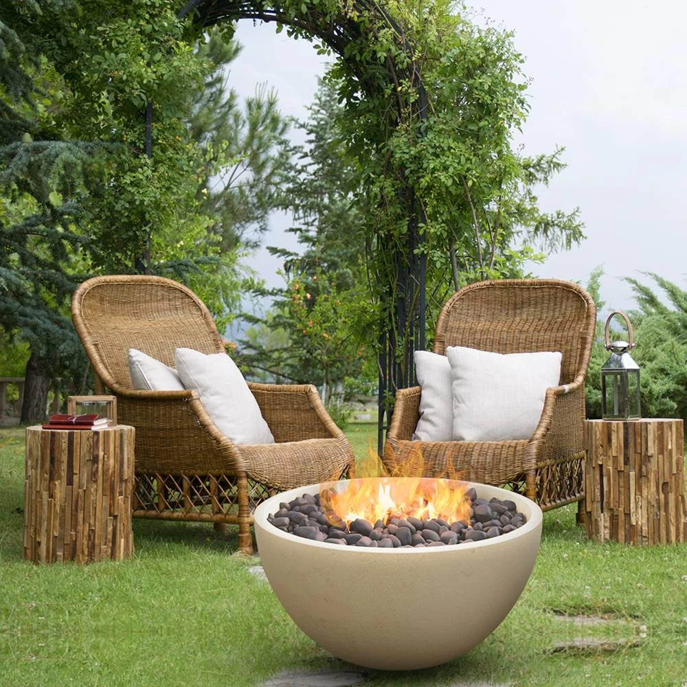 Modern Blaze 42-Inch Round Concrete Fire Bowl 9 Modern Blaze 42-Inch Round Concrete Fire Bowl - Image 9