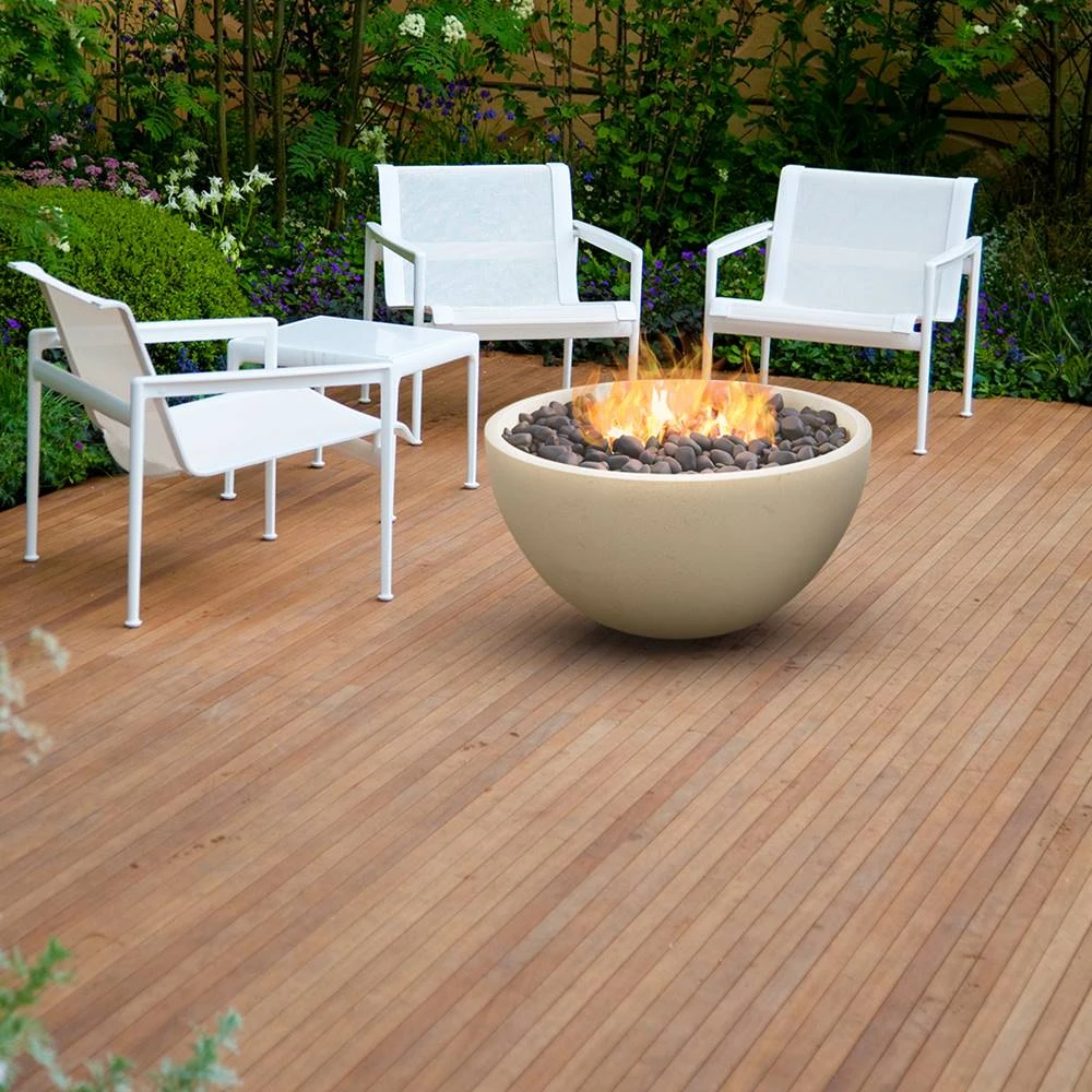 Modern Blaze 42-Inch Round Concrete Fire Bowl 13 Modern Blaze 42-Inch Round Concrete Fire Bowl - Image 13