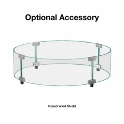 Modern Blaze 42-Inch Round Fire Pit Table (SAFTR424224ST) -Dimplex Officials modern blaze 42 inch round fire pit table saftr424224st saftr424224st 29186596438110