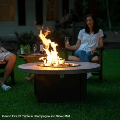 Modern Blaze 42-Inch Round Fire Pit Table (SAFTR424224ST) -Dimplex Officials modern blaze 42 inch round fire pit table saftr424224st saftr424224st 29190352109662