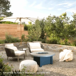 Modern Blaze 42-Inch Round Fire Pit Table (SAFTR424224ST) -Dimplex Officials modern blaze 42 inch round fire pit table saftr424224st saftr424224st 29239097622622