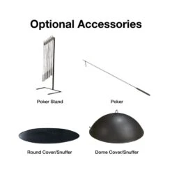 Modern Blaze 42-Inch Smokeless Round Concrete Fire Bowl -Dimplex Officials modern blaze 42 inch smokeless round concrete fire bowl 29751969153118