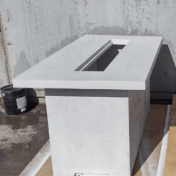 Modern Blaze Aleutian Islands Dining Height Fire Pit Table With Burner Cover And Wind Screen -Dimplex Officials modern blaze aleutian islands concrete dining height fire pit table with burner cover and wind screen liquid propane 46 wide western white 29951420498014