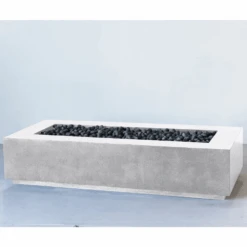 Modern Blaze Lumera Linear Concrete Fire Pit Table -Dimplex Officials modern blaze lumera linear concrete fire pit 29199960113246