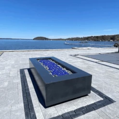 Modern Blaze Lumera Linear Concrete Fire Pit Table -Dimplex Officials modern blaze lumera linear concrete fire pit 29200051732574