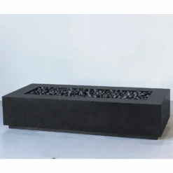Modern Blaze Lumera Linear Concrete Fire Pit Table -Dimplex Officials modern blaze lumera linear fire pit 29190407159902