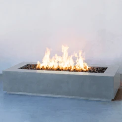 Modern Blaze Lumera Linear Concrete Fire Pit Table -Dimplex Officials modern blaze lumera linear fire pit 29190407323742