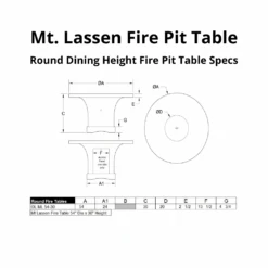 Modern Blaze Mt. Lassen 54-Inch Round Concrete Dining Height Fire Pit Table 27 Modern Blaze Mt. Lassen 54-Inch Round Concrete Dining Height Fire Pit Table -Dimplex Officials modern blaze mt lassen 30 inch round concrete dining height fire pit table 28991763710046