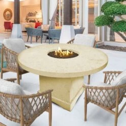 Modern Blaze Mt. Lassen 54-Inch Round Concrete Dining Height Fire Pit Table 20 Modern Blaze Mt. Lassen 54-Inch Round Concrete Dining Height Fire Pit Table -Dimplex Officials modern blaze mt lassen 54 inch round concrete dining height fire pit table 29439839895646