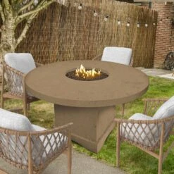 Modern Blaze Mt. Lassen 54-Inch Round Concrete Dining Height Fire Pit Table 21 Modern Blaze Mt. Lassen 54-Inch Round Concrete Dining Height Fire Pit Table -Dimplex Officials modern blaze mt lassen 54 inch round concrete dining height fire pit table 29439840190558