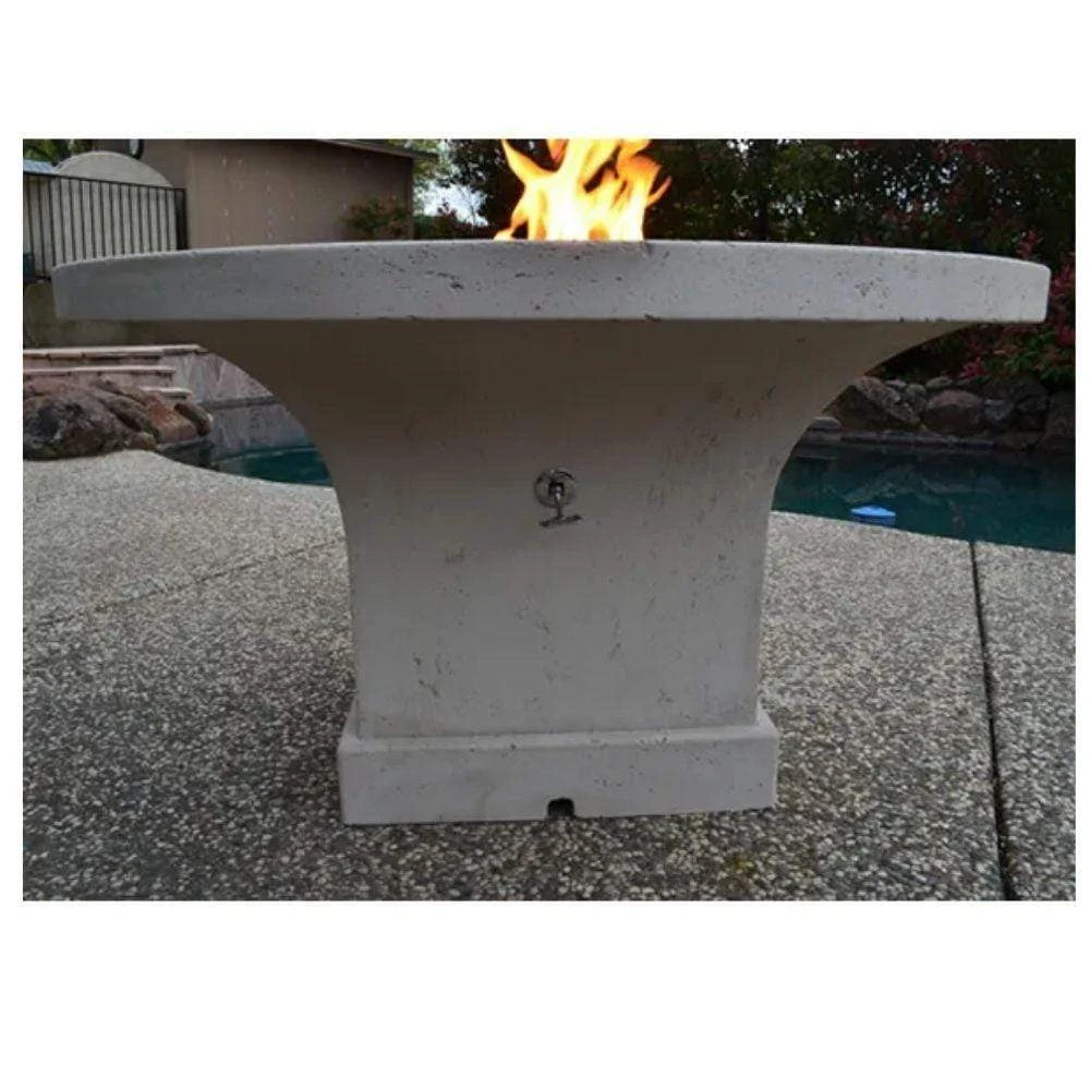 Modern Blaze Mt. Lassen 54-Inch Round Concrete Dining Height Fire Pit Table 2 Modern Blaze Mt. Lassen 54-Inch Round Concrete Dining Height Fire Pit Table - Image 2