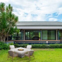 Modern Blaze Mt. Shasta 42-Inch Square Concrete Dining Height Fire Pit Table -Dimplex Officials modern blaze mt shasta 42 inch square concrete dining height fire pit table 29702455558238