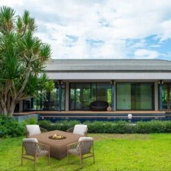 Modern Blaze Mt. Shasta 42-Inch Square Concrete Dining Height Fire Pit Table -Dimplex Officials modern blaze mt shasta 42 inch square concrete dining height fire pit table 29702455754846