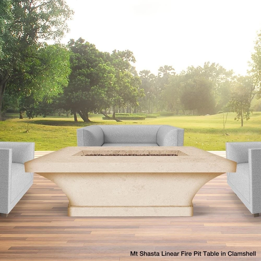 Modern Blaze Mt. Shasta 70-Inch Linear Concrete Chat Height Gas Fire Pit Table 8 Modern Blaze Mt. Shasta 70-Inch Linear Concrete Chat Height Gas Fire Pit Table - Image 8