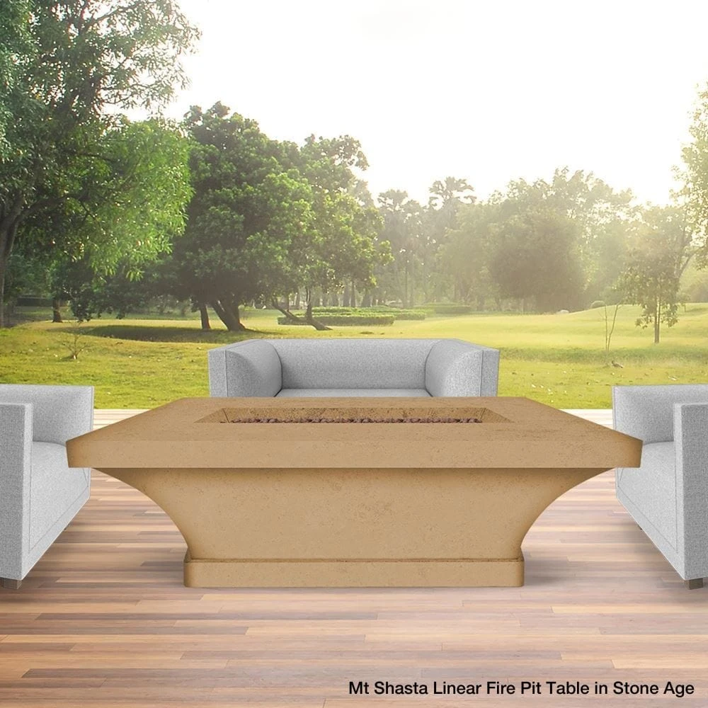 Modern Blaze Mt. Shasta 70-Inch Linear Concrete Chat Height Gas Fire Pit Table 10 Modern Blaze Mt. Shasta 70-Inch Linear Concrete Chat Height Gas Fire Pit Table - Image 10