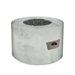 Modern Blaze Mt. St. Helens 36-Inch Round Concrete Gas Fire Pit