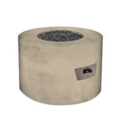 Modern Blaze Mt. St. Helens 36-Inch Round Concrete Gas Fire Pit -Dimplex Officials modern blaze mt st helens 36 inch round concrete gas fire pit 29917444112478