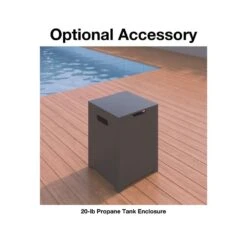 Modern Blaze Mt. St. Helens 36-Inch Round Concrete Gas Fire Pit -Dimplex Officials modern blaze mt st helens round concrete gas fire pit 28734782996574