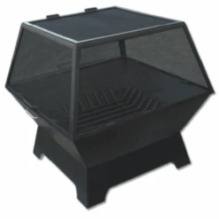Modern Blaze Square Steel Fire Pit
