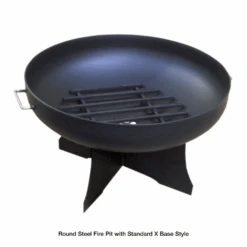Modern Blaze Round Steel Fire Pit -Dimplex Officials modern blaze round steel fire pit 29212675965022