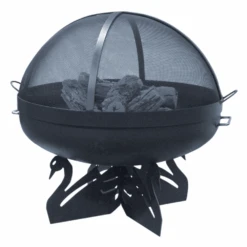 Modern Blaze Round Steel Fire Pit -Dimplex Officials modern blaze round steel fire pit 29212676128862