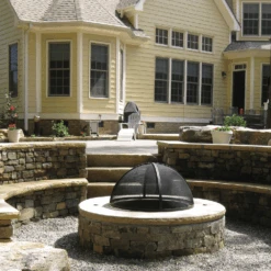 Modern Blaze Round Steel Fire Pit Screens -Dimplex Officials modern blaze round steel fire pit screens 29212218818654