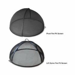 Modern Blaze Round Steel Fire Pit Screens -Dimplex Officials modern blaze round steel fire pit screens 29212272885854