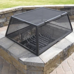 Modern Blaze Square Steel Fire Pit Screens 8 Modern Blaze Square Steel Fire Pit Screens -Dimplex Officials modern blaze square and rectnagular steel fire pit screens 29212058779742