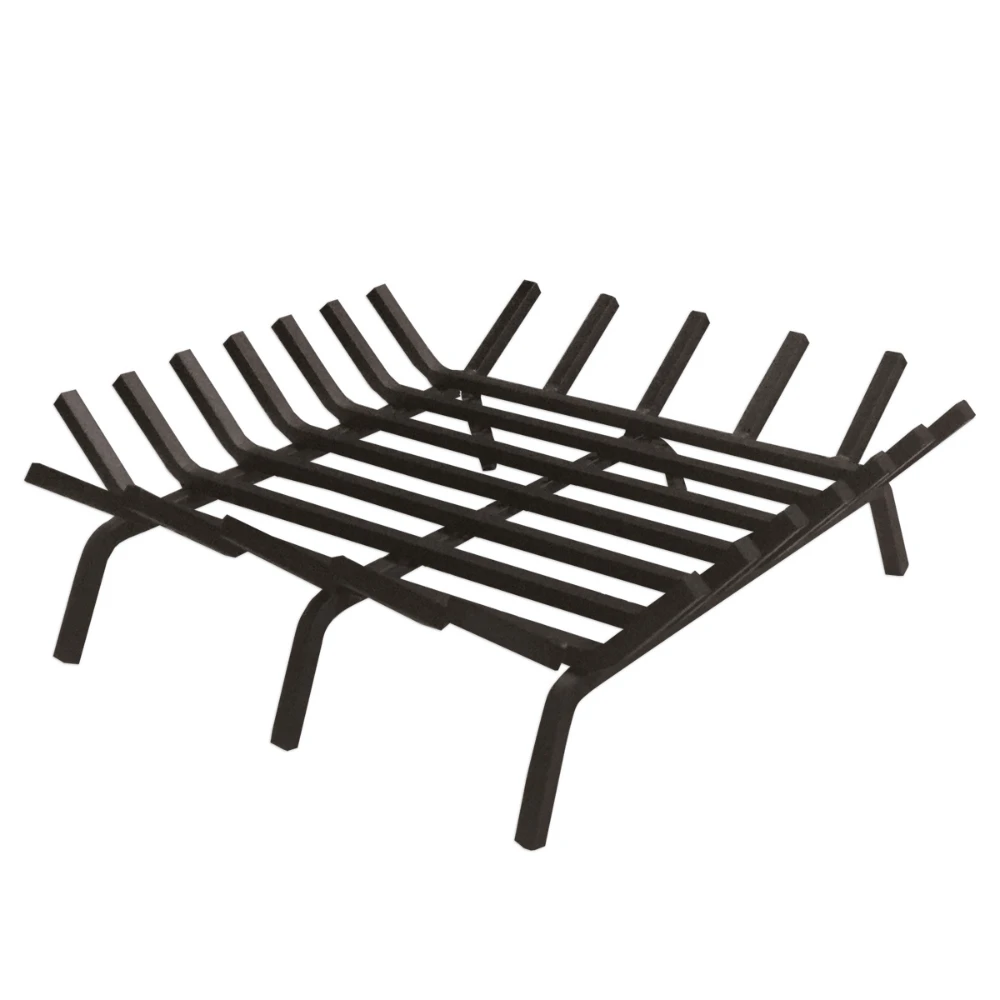 Modern Blaze Square Steel Fire Pit Grate 1 Modern Blaze Square Steel Fire Pit Grate