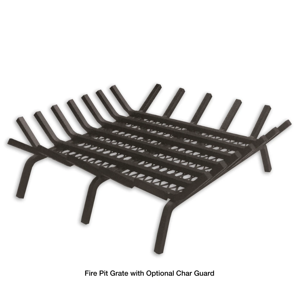 Modern Blaze Square Steel Fire Pit Grate 3 Modern Blaze Square Steel Fire Pit Grate - Image 3