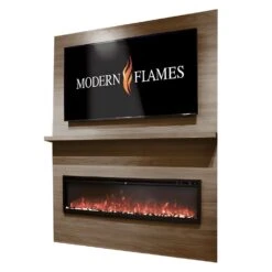 Modern Flames Allwood Fireplace Wall System For Spectrum Slimline Electric Fireplace -Dimplex Officials modern flames allwood fireplace wall system with spectrum slimline electric fireplace 29791024185438