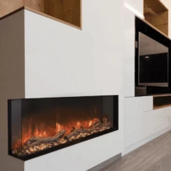 Modern Flames "Landscape Pro Multi" 3-Sided Smart Electric Fireplace, Sizes: 44"- 120" -Dimplex Officials modern flames landscape pro multi 3 sided smart electric fireplace sizes 44 96 28775217856606