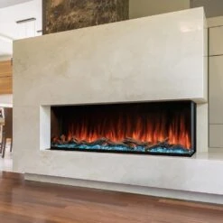 Modern Flames "Landscape Pro Multi" 3-Sided Smart Electric Fireplace, Sizes: 44"- 120" -Dimplex Officials modern flames modern flames landscape pro multi 3 sided smart electric fireplace sizes 44 96 14022412107870