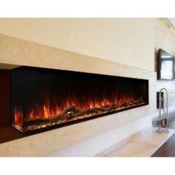 Modern Flames "Landscape Pro Multi" 3-Sided Smart Electric Fireplace, Sizes: 44"- 120" -Dimplex Officials modern flames modern flames landscape pro multi 3 sided smart electric fireplace sizes 44 96 14022414565470