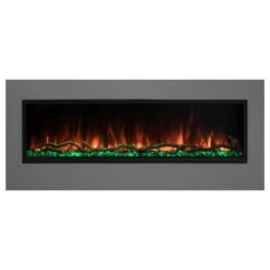 Modern Flames "Landscape Pro Slim" Smart Electric Fireplace, Sizes: 44" - 96" -Dimplex Officials modern flames modern flames landscape pro slim smart electric fireplace sizes 44 96 13957225971806