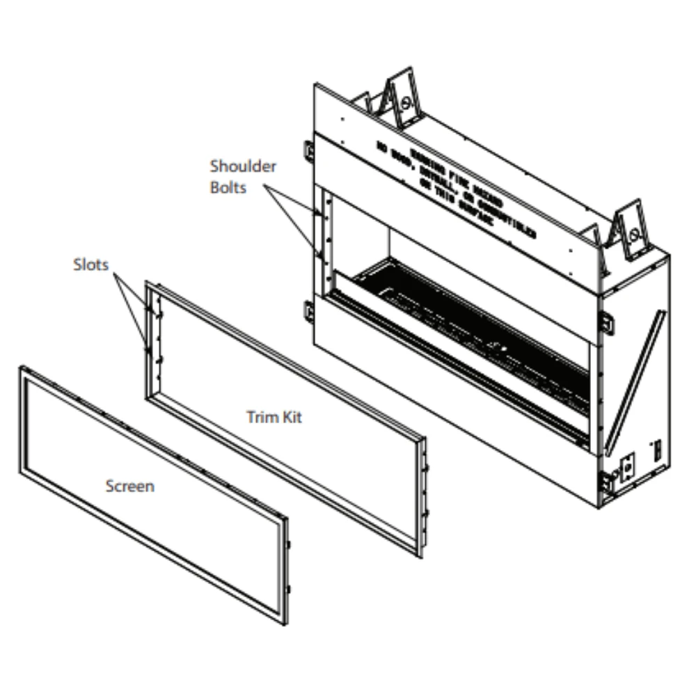 Monessen Black Trim Kit For Artisan Fireplace 3 Monessen Black Trim Kit For Artisan Fireplace - Image 3