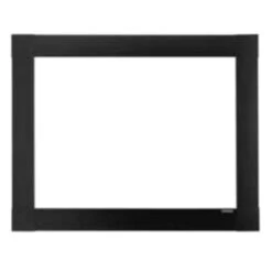 Monessen Contemporary Satin Black Front For Attribute Fireboxes