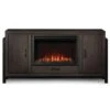 Napoleon Essential Series The Franklin TV Stand With Electric Fireplace For 75-Inch TV (NEFP30-3020RK)