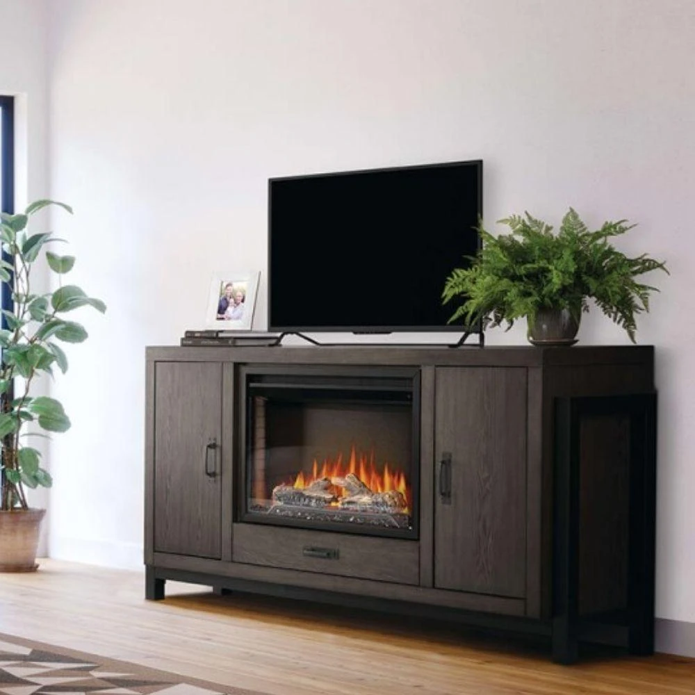 Napoleon Essential Series The Franklin TV Stand With Electric Fireplace For 75-Inch TV (NEFP30-3020RK) 2 Napoleon Essential Series The Franklin TV Stand With Electric Fireplace For 75-Inch TV (NEFP30-3020RK) - Image 2