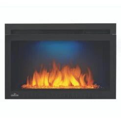 Napoleon Cinema Glass 27-Inch Built-in Electric Firebox (NEFB27HG-3A) -Dimplex Officials napoleon napoleon cinema glass 27 built in electric firebox nefb27hg 3a 14003217727582