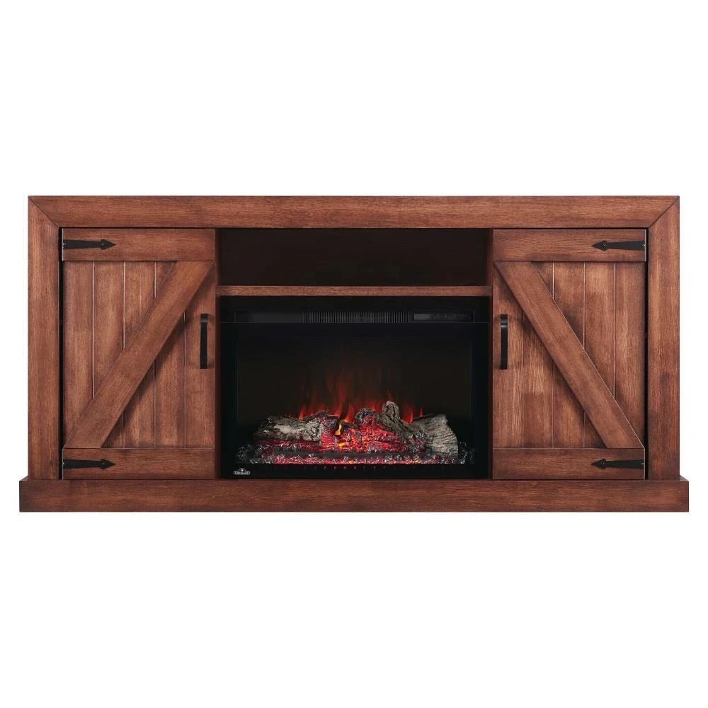 Napoleon Lambert TV Stand With Electric Fireplace For 72-Inch TV's - Rustic Wood (NEFP27-0519RW) 1 Napoleon Lambert TV Stand With Electric Fireplace For 72-Inch TV's - Rustic Wood (NEFP27-0519RW)