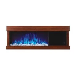 Napoleon Stylus 59-Inch Wall Mounted Electric Fireplace With USB Charging Port -Dimplex Officials napoleon napoleon stylus 59 wall mounted electric fireplace with shelf 14621325262942