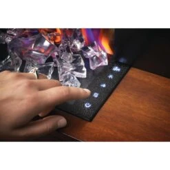 Napoleon Stylus 59-Inch Wall Mounted Electric Fireplace With USB Charging Port -Dimplex Officials napoleon napoleon stylus 59 wall mounted electric fireplace with shelf 14621362782302