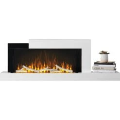 Napoleon Stylus 59-Inch Wall Mounted Electric Fireplace With USB Charging Port