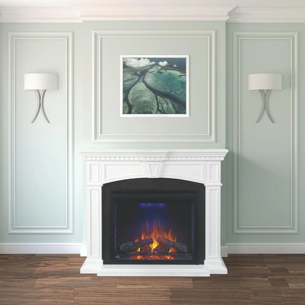 Napoleon The Taylor 33-Inch Electric Fireplace Mantel Package (NEFP33-0214W) 2 Napoleon The Taylor 33-Inch Electric Fireplace Mantel Package (NEFP33-0214W) - Image 2