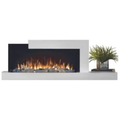 Napoleon Stylus Cara Elite 59-Inch Wall Mounted Smart Electric Fireplace (NEFP32-5019W-IOT) -Dimplex Officials napoleon stylus cara elite 59 inch wall mounted electric fireplace nefp32 5019w iot nefp32 5019w iot 29673978167390