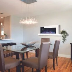 Napoleon Stylus Cara Elite 59-Inch Wall Mounted Smart Electric Fireplace (NEFP32-5019W-IOT) -Dimplex Officials napoleon stylus cara elite 59 inch wall mounted electric fireplace nefp32 5019w iot nefp32 5019w iot 29673978724446