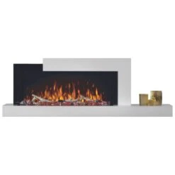 Napoleon Stylus Cara Elite 59-Inch Wall Mounted Smart Electric Fireplace (NEFP32-5019W-IOT) -Dimplex Officials napoleon stylus cara elite 59 inch wall mounted electric fireplace nefp32 5019w iot nefp32 5019w iot 29673978757214
