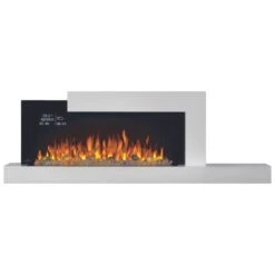Napoleon Stylus Cara Elite 59-Inch Wall Mounted Smart Electric Fireplace (NEFP32-5019W-IOT) -Dimplex Officials napoleon stylus cara elite 59 inch wall mounted electric fireplace nefp32 5019w iot nefp32 5019w iot 29673979019358
